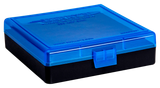 Berry's 69874 Ammo Box  9mm/380ACP Blue/Black Polypropylene 100rd