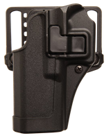 Blackhawk 410567BKL Serpa CQC  OWB Matte Black Polymer Belt Loop/Paddle Compatible w/Glock 42 Left Hand