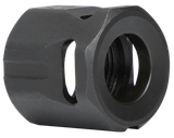 Strike Industries MCCIRCLE Micro Threaded Compensator Black Steel 1/2"x28 Threads 0.64" OAL Compatible w/ 9mm/357 SIG