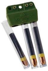 PowerBelt Bullets AC1501 SpeedClip Loader  50 Cal Green Plastic Capacity 3