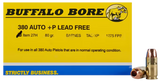 Buffalo Bore Ammunition 27H20 Buffalo-Barnes Strictly Business 380ACP +P 80gr Barnes TAC-XP Lead Free 20 Per Box/12 Case