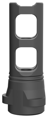 Breek Arms BRK4310 Breek LOK 3QD Gemini Dual-Port Black Nitride Steel 1/2"x28 Threads 223 Cal/5.56mm
