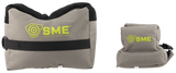 SME SMEGRF Front & Rear Gun Rest  Inert Poly Bead Filled Shooting Bags, Suede Leather Topper, Non-Slip Bottom, 600D Polyester