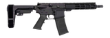 Andro Corp Industries 556103HB ACI-15 Halo 5.56 NATO 30+1 10.30" Black Nitride Threaded Barrel, Black Anodized Aluminum Receiver w/Picatinny Rail, M-LOK Handguard, Black Polymer SBA3 Pistol Brace, A2