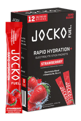 JOCKO 29283 RAPID HYDRATION POWDER STRAWBERRY 12PK