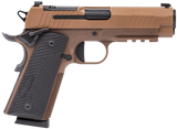 Sig Sauer 1911XCA45CXR3 1911 XCarry 45 ACP 8rd 5.75" Black DLC Coyote PVD Optic Ready Stainless Steel Slide Coyote PVD Black G10 Grip