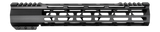 JE MACHINE PS-223MLK12JBLK 12" AR15 MLOK SLIM HGRD