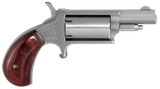 North American Arms 22MCBK Super Companion Cap & Ball Kit Small Frame #11 Percussion 5 Shot, 1.63" Stainless Steel Barrel, Cylinder & Frame, Rosewood Birdshead Grip, Exposed Hammer