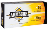 Armscor 9mm 147gr FMJ 50rd