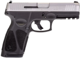 Taurus 1G3B94910 G3  Full Size Frame 9mm Luger 10+1 4" Matte Stainless Steel Barrel, Matte Serrated Stainless Steel Slide, Black Polymer Frame w/Picatinny Rail, Black Polymer Grip, Right Hand