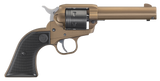 Ruger 2004 Wrangler  22 LR 6 Shot 4.62" Burnt Bronze Cerakote Barrel, Black Cerakote Cylinder, Burnt Bronze Cerakote Frame Black Checkered Polymer Grips