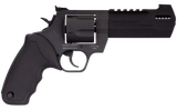 Taurus 2454051RH Raging Hunter  454 Casull 5rd 5.12" Matte Black Oxide Steel Black Rubber with Integrated Red Cushion Insert Grip