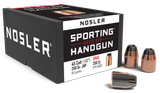 Nosler 43013 Sporting Handgun  45Colt 250gr Jacketed Hollow Point 100/Box
