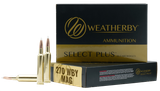 Weatherby B270130TTSX Select Plus  270WthbyMag 130gr Barnes Tipped TSX Lead Free 20 Per Box/10 Case