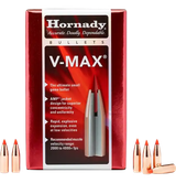 Hornady 22272 V-Max Varmint 22 Cal .224 55 gr V Max 100 Per Box/ 40 Case