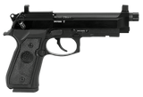 Beretta USA J90A192FSRF19SK 92FSR  22 LR 15+1 5.30" Steel Threaded Barrel, Black Burniton Serrated Steel Slide & Aluminum Frame w/Picatinny Rail & Beavertail *Features Suppressor Ready Kit
