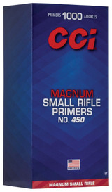 CCI 0017 Magnum Rifle No. 450 Small Magnum Rifle Multi Caliber 1000/Box