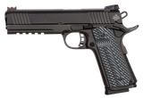 Rock Island 51914 Tac Ultra FS 10mm Auto Caliber with 5" Barrel, 8+1 Capacity, Overall Black Parkerized Finish Steel, Picatinny Rail/Beavertail Frame, Serrated Black Slide & Black/Gray G10 Grip