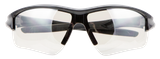 Howard Leight R02216 Uvex Acadia Adult SCT Reflect-50 Mirror Lens Scratch Resistant Black Frame