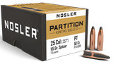 Nosler 16318 Partition  25Cal 115gr Spitzer 50/Box