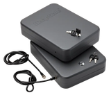 SnapSafe 75221 Lock Box  2XL Key Entry Black Steel 11.50" L x 8.50" W x 2.50" D 2pk