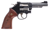 Smith & Wesson 150717 Model 48 Classic 22 WMR Blued Carbon Steel 4" Barrel, 6rd Cylinder & K-Frame, Wood Grip, Internal Lock