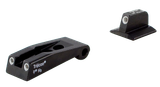 Trijicon 600590 Bright & Tough Night Sights  Green/Tritium White Outline Front Sight-Green/Tritium White Outline Rear Sight Ruger SR9/SR9C/SR40