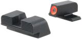 AmeriGlo SG434 Protector Sight Set for Sig Sauer  Green Tritium Orange Outline Front Sight-Black Serrated Rear Sight