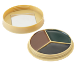 HME CMOFP3 Camo Face Paint Kit Black/Brown/Dark Green