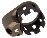 Strike ARECN&EEPFDE AR Castle Nut and Extended End Plate Flat Dark Earth Anodized Steel