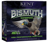 Kent Cartridge B12W364 Bismuth Waterfowl 12 Gauge 2.75" 1 1/4 oz Bismuth 4 Shot 25 Per Box/ 10 Case