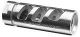 Rise Armament RA701308SLVR RA-701  Silver Stainless Steel with 5/8"-24 tpi Threads & 2.50" OAL 1.35" Diameter for 7.62x51mm NATO AR-Platform