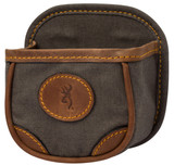 Browning 121388694 Lona Shell Carrier Flint Canvas/Leather 1 box Belt Clip Mount