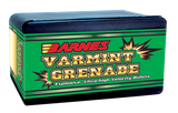 Barnes Bullets 30171 Varmint Grenade Ultra High Velocity 22Cal 36gr Flat Base Hollow Point 100/Box
