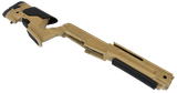 Archangel AAMINIDT Precision Stock  Desert Tan Synthetic Fixed with Adjustable Cheek Riser for Ruger Mini-14, Mini Thirty