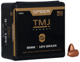 Speer 3993 TMJ  9mm 124gr Total Metal Jacket 100 Per Box/5 Case