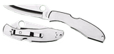 Spyderco C10P Endura II  3.88" Folding Drop Point Plain VG-10 Stainless Steel Blade/Stainless Handle