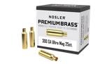 Nosler 10228 Premium Brass Unprimed Cases 300RemSAUM Rifle Brass 25/Box