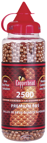 Crosman 0747 Copperhead  177 Copper-Coated Steel 2500/Bottle
