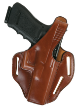 Bianchi 24116 77 Piranha  OWB Size 01 Tan Leather Belt Slide Fits S&W J Frame Right Hand