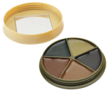 HME CMOFP5 Camo Face Paint Kit Black/Brown/Green/Sand/Light Green