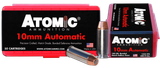 Atomic Ammunition 00432 Pistol Precision Craft 10mmAuto 180gr Bonded Match Hollow Point 50 Per Box/10 Case