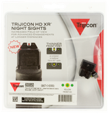 Trijicon 600850 HD XR Night Sights  Green/Tritium Yellow Outline Front Sight-Green Tritium Black Outline Rear Sight Smith & Wesson M&P/M&P M2.0/SD9 VE