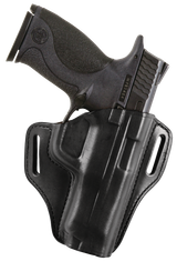Bianchi 23942 57 Remedy  OWB Size 12 Black Leather Belt Slide Fits Colt 1911 Commander Right Hand