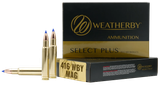 Weatherby B416350TTSX Select Plus  416WthbyMag 350gr Barnes Tipped TSX Lead Free 20 Per Box/10 Case