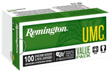 Remington Ammunition 23753 UMC Value Pack 9mmLuger 115gr Jacketed Hollow Point 100 Per Box/6 Case