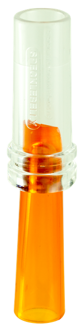 Duck Commander DCSPRCK Specklebelly  Single Reed Specklebelly Sounds Attracts Geese Clear/Orange Acrylic