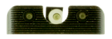 TruGlo TG231X1W Tritium Pro  Black | Green Tritium White Outline Front Sight Green Tritium Rear Sight