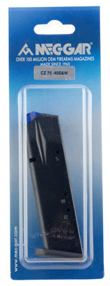 Mec-Gar MGCZ4012AFC CZ 12rd 40 S&W CZ 75B/Shadow 2/75 SP-01/Shadow 85B, Blued w/Anti-Friction Coating Carbon Steel