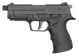 Retay USA RXP22BLK10TH RXP  22 LR 10+1 4" Black Threaded Barrel, Black Cerakote RMR/RMSc Optic Ready/Serrated Slide & Polymer Frame w/Accessory Rail, Textured Grip
